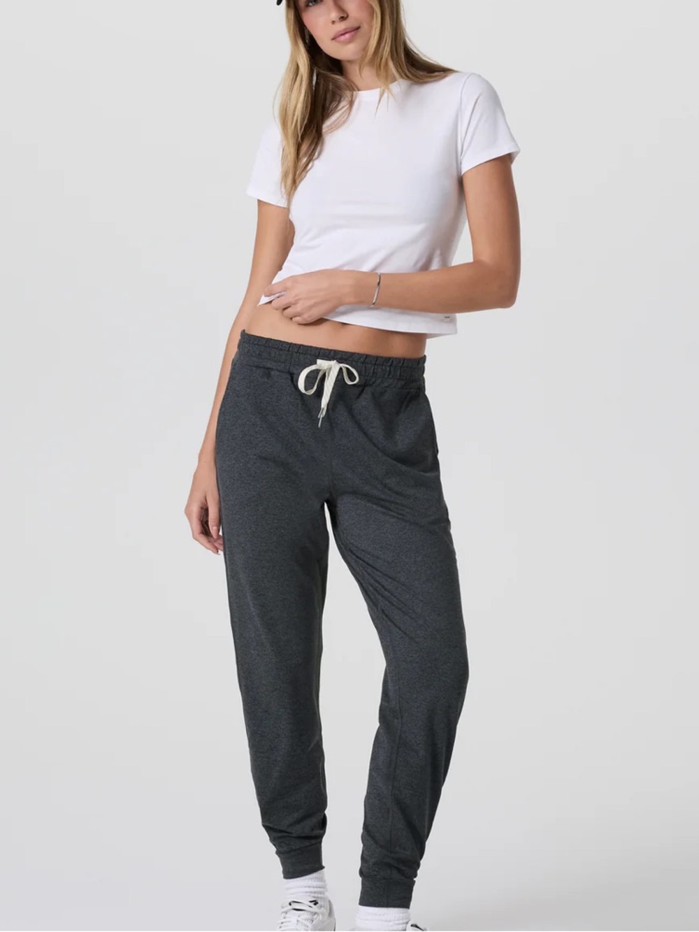 Vuori Women’s Performance Joggers Track Pants Lounge Black Grey XXL
